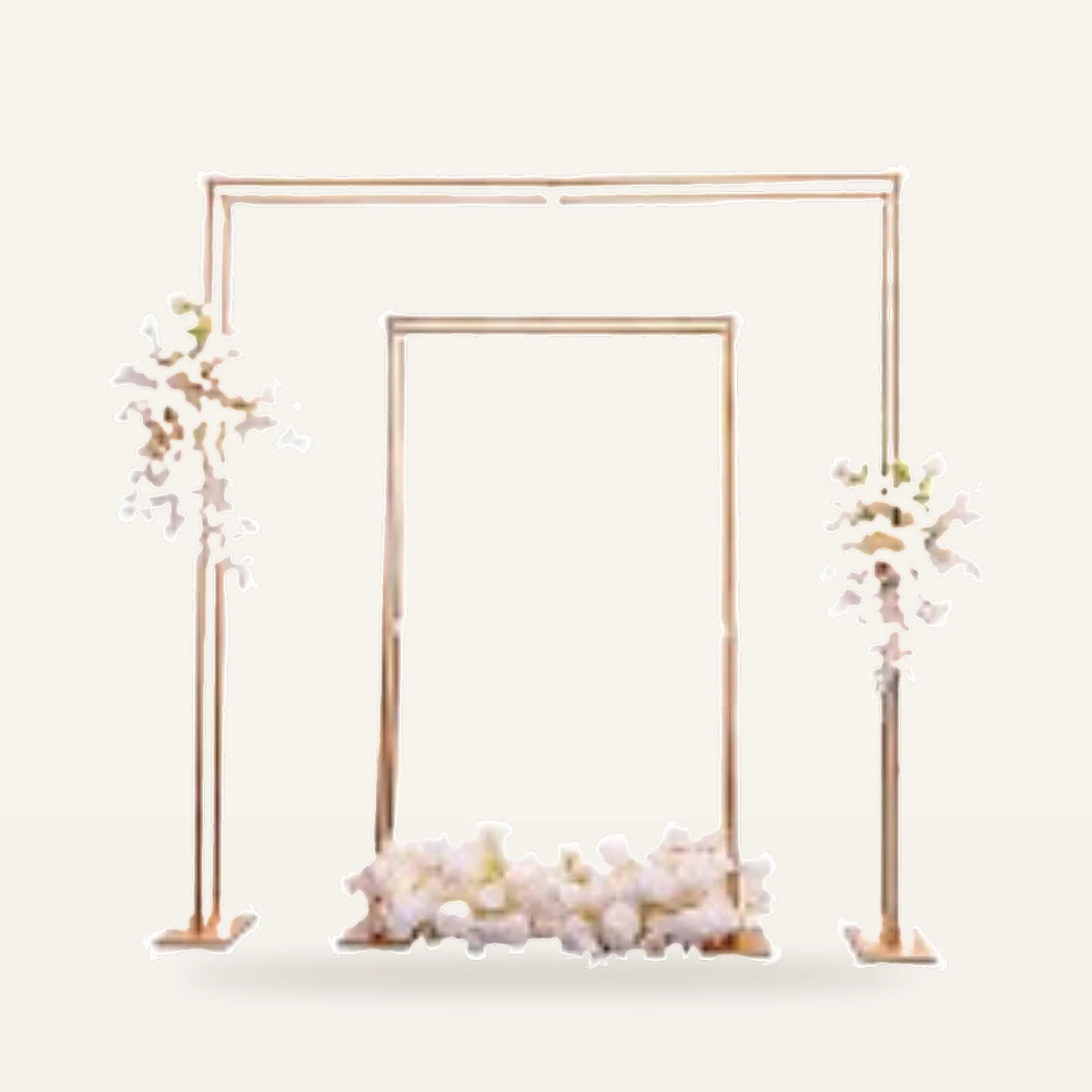 2 Pcs Gold Rectangle Frame Set (79x79" & 39x71")