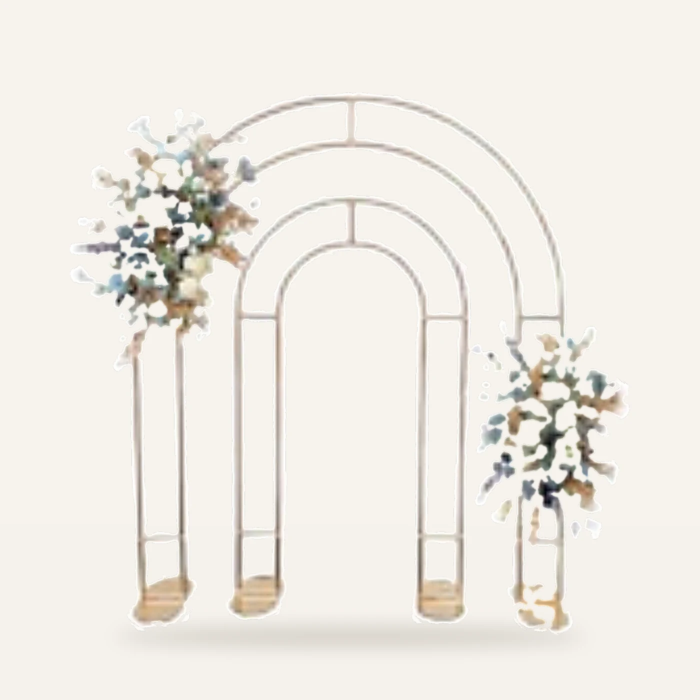Gold Nested Arch 71x87" Backdrop Stand