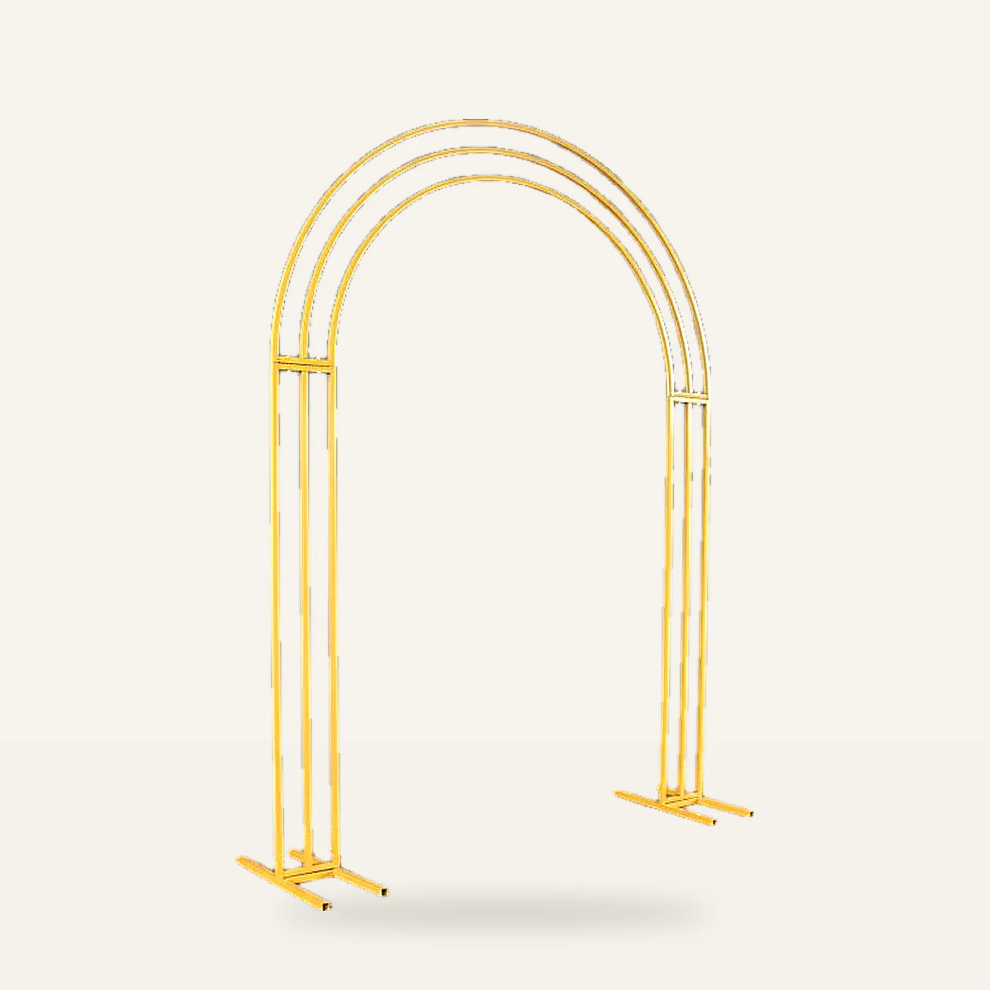 Gold Triple Arch 75x102" Stand