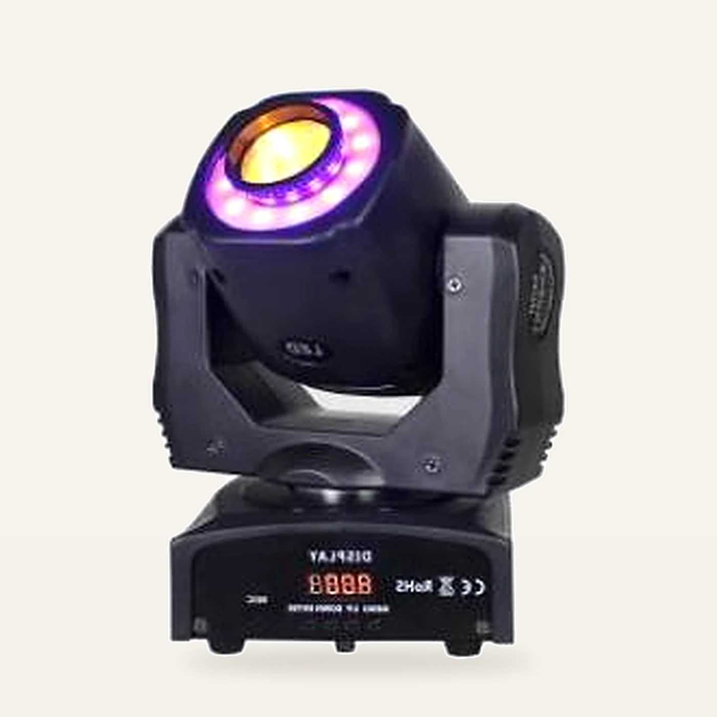 LED Moving Head Spot Light with Halo Ring