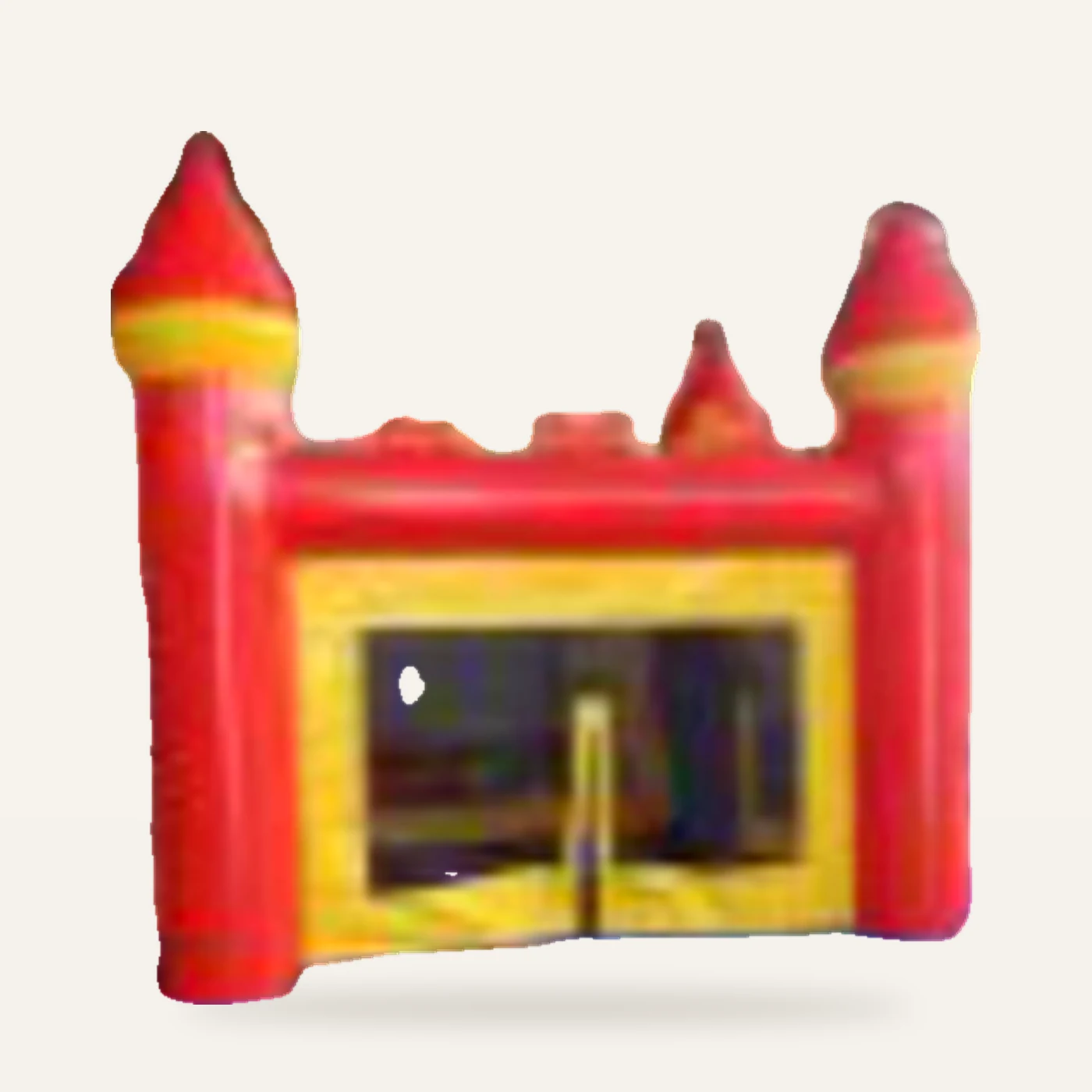 Red Castle Bounce House 10x10 ft